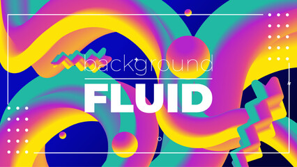 Abstract Fluid Neon Color Pattern – Liquid Gradient Background with Modern Geometric Dynamic Motion Style for Wallpaper, Banner, Card, Book Illustration, and Landing Page Design