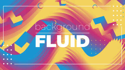 Abstract Fluid Neon Color Pattern – Liquid Gradient Background with Modern Geometric Dynamic Motion Style for Wallpaper, Banner, Card, Book Illustration, and Landing Page Design