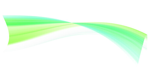 Abstract Green and White Swirling Wave Background; Modern, Dynamic Design Element