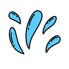 water splash outline