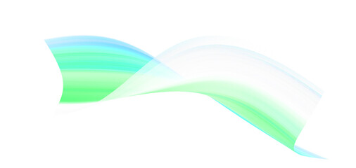 Abstract Teal and Green Swirling Wave Design; Modern, Clean, and Serene Background Image.