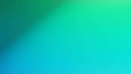 Minimalistic Emerald to Cyan Gradient with Glossy Shine and Subtle Depth