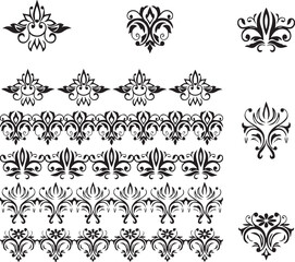 Beautiful flower art and mandala vector design