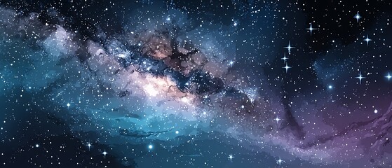 Cosmic nebulae in deep space