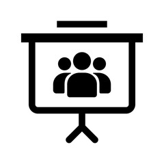グループプレゼン、発表のアイコン