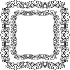 Beautiful flower art and mandala vector design