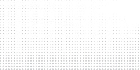 Modern grunge dotted halftone gradient texture. Vanishing polka dot background. Repeating dots abstract simple