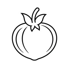 vector illustration of an apple
