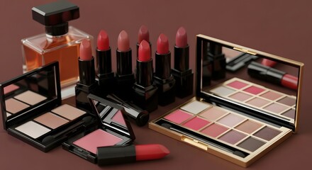 Luxury Makeup Collection Lipsticks, Eyeshadows, and Blushes