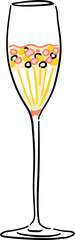 glass of champagne