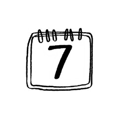 Calendar Icon Ultimate Black Background: Perfect for Design Projects