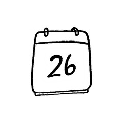 Calendar Icon Powerful Black Background: Versatile Texture for Design Projects