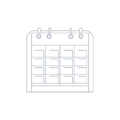 Calendar Icon Calendar Icon: Minimalist Design for Scheduling & Planning