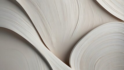 Minimalist Abstract Backgrounds White or muted tones with smooth curves