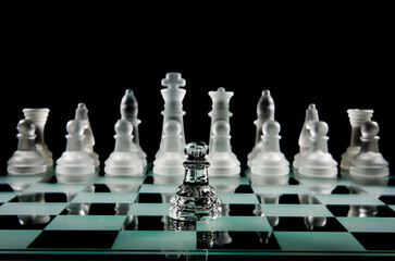 chess pieces on a chessboard