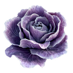 Obraz premium Detailed close-up of a vibrant purple flower.