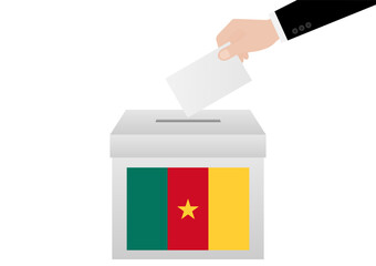 Election in Cameroon. Election Concept. Vector Illustration.
