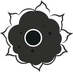 Obraz premium artistic-bullet-hole-silhouette-with-smoke-effect- (1)_processed.eps