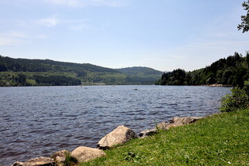 Der Titisee im Schwarzwald an einem sonnigen Tag