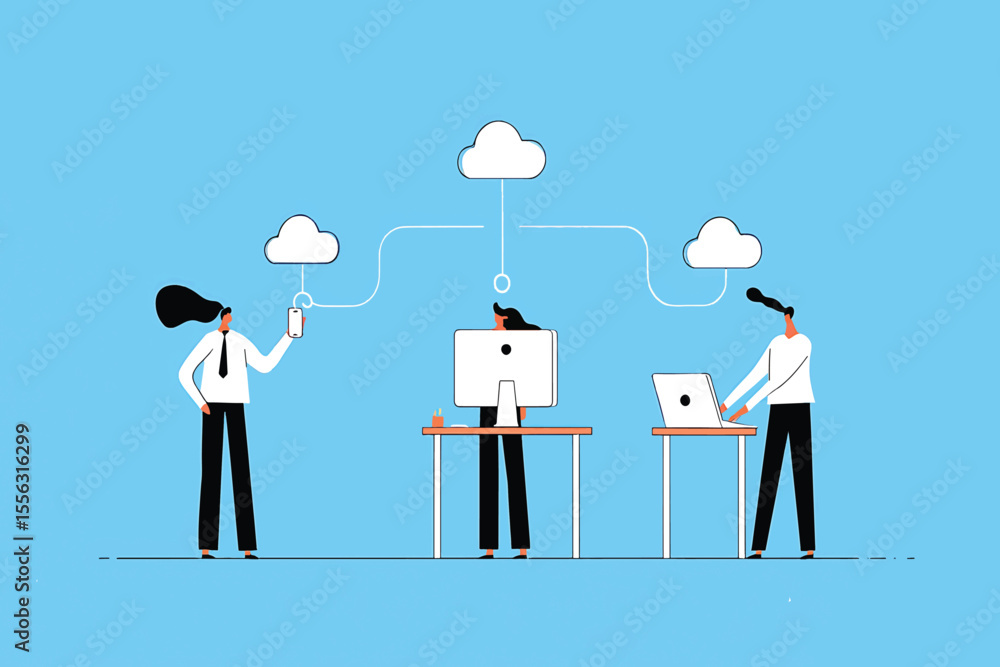 Poster cloud computing seamless data sharing and collaboration
