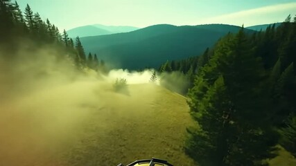 Misty Mountain Majesty 4K Aerial Footage of AIzaSyC0Jpr8l9JebRwDibYFEKWRD_4mfeqR3vU, High-Angle View