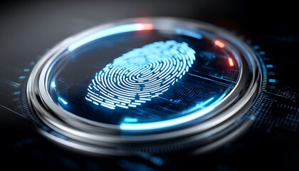 Digital fingerprint scan interface