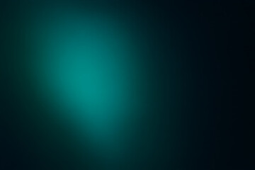 Dark Teal Green Gradient Abstract Background with Soft Glow