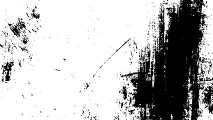 Fototapeta premium Grunge black and white urban vector texture. design brush strokes. Overlay texture. Faded black-white dyed paper texture. Sketch grunge design. Use for poster, cover, banner, mock-up, stickers layout.
