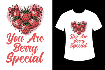 You are berry special Strawberry T-Shirt, Berry Special Quote Shirt, Funny Strawberry T-Shirt