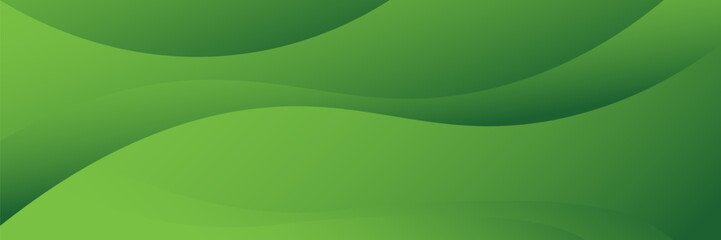 Abstract green wavy background. vector illustration