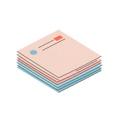 Graded papers are stacked neatly, creating an organized, minimalist workspace for clarity and efficiency