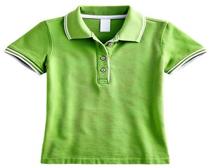 Lime green polo shirt (1)