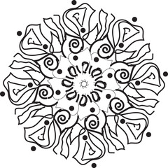 vector floral ornament