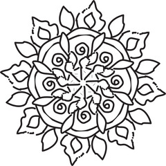 abstract floral ornament