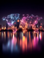 Global connectivity reflected in urban landscape