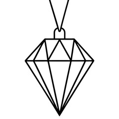 vector illustration of a diamond