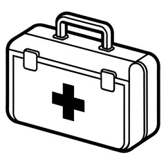 Emergency Kit Silhouette Art