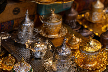 traditional turkish coffee pots