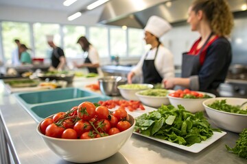 Lively Cooking Class or Workshop with Diverse Ingredients