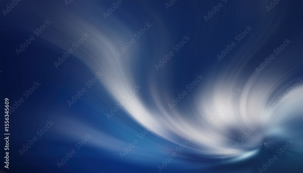 Poster radiant blue light burst with abstract motion lines and glowing center on dark background for tech b