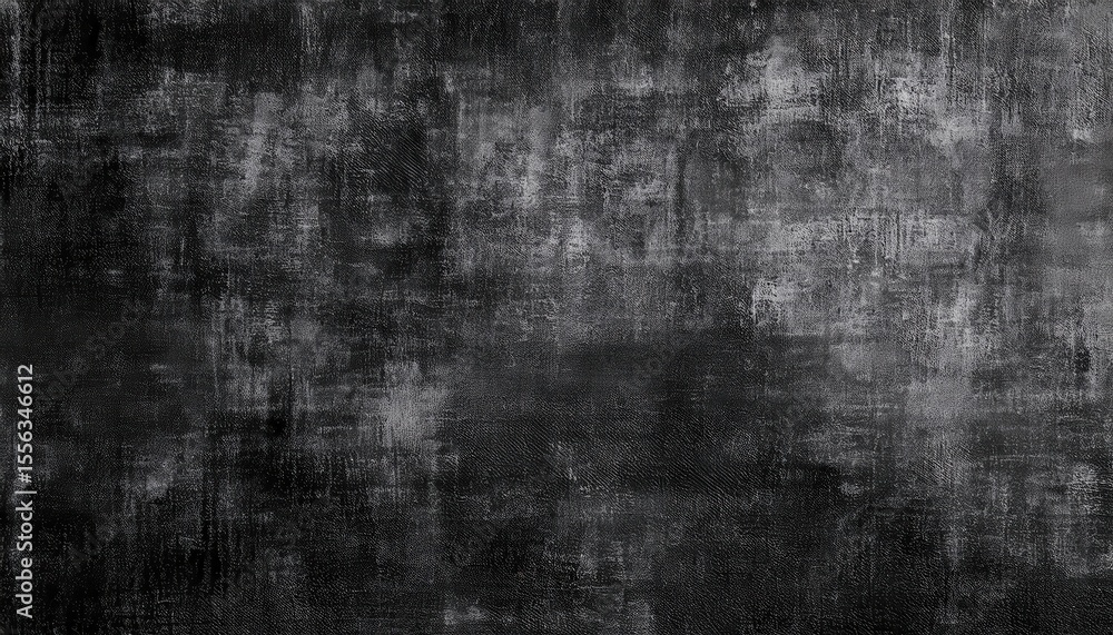 Poster dark textured grunge background with distressed brush strokes and abstract black canvas for web desi