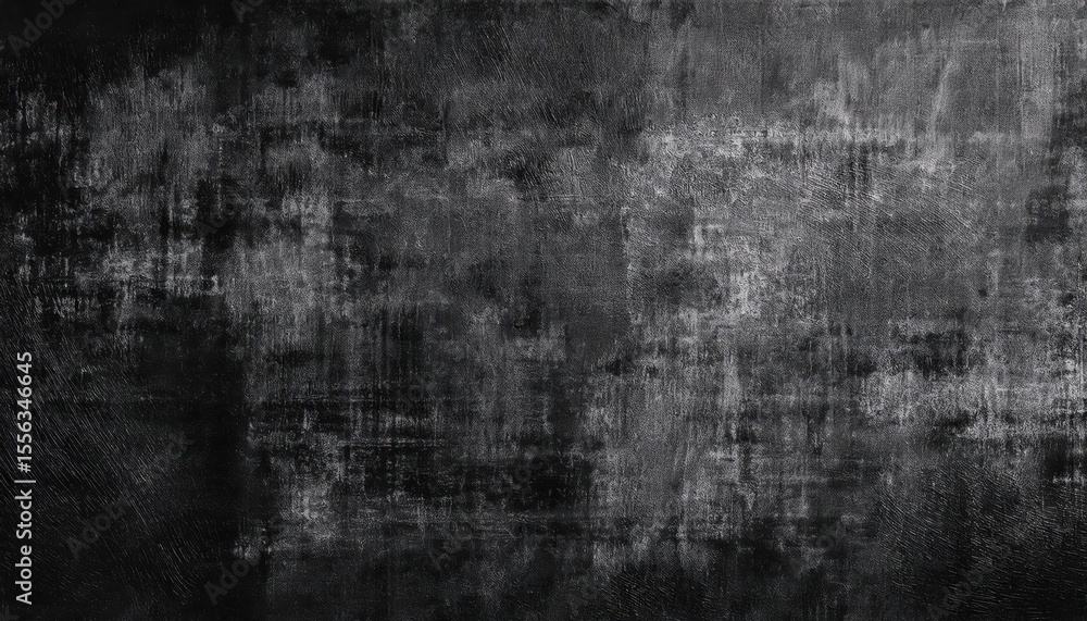 Aufkleber dark textured grunge background with distressed brush strokes and abstract black canvas for web desi