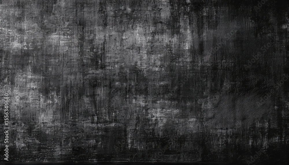Aufkleber dark textured grunge background with distressed brush strokes and abstract black canvas for web desi