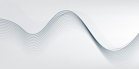 Abstract technology background with flowing particles
