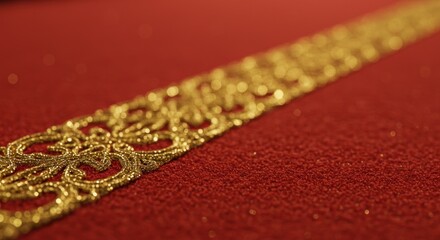 Intricate gold texture macro photography