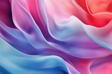 Obraz premium Abstract waves smooth gradients pastel colors vibrant
