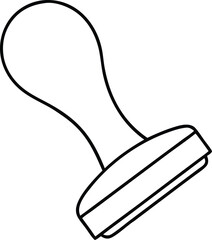 stamp icon isolated sign symbol 