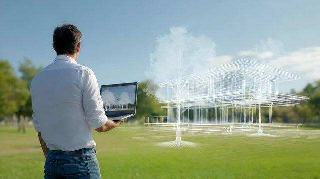 Architektur der Zukunft &ndash; Digitale Baukonzepte im Gr&uuml;nen. K&uuml;nstliche Intelligenz KI