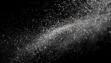 
White noise, black background, dust particles floating around, subtle.

