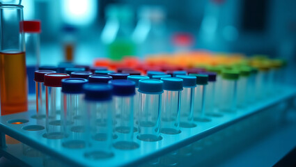 research medical equipment test and biochemistry microscope insulin medical research team science laboratory test tubes , lab equipment